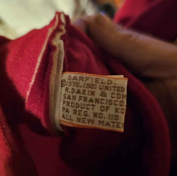 Vintage 1978 Garfield Christmas stocking - Picture 3 of 3